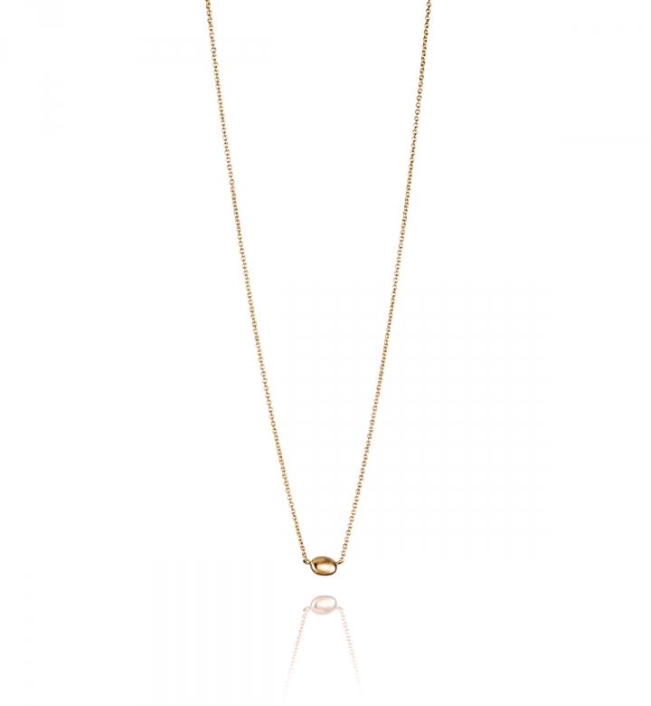 Love Bead Necklace – Guld, 42/45 cm