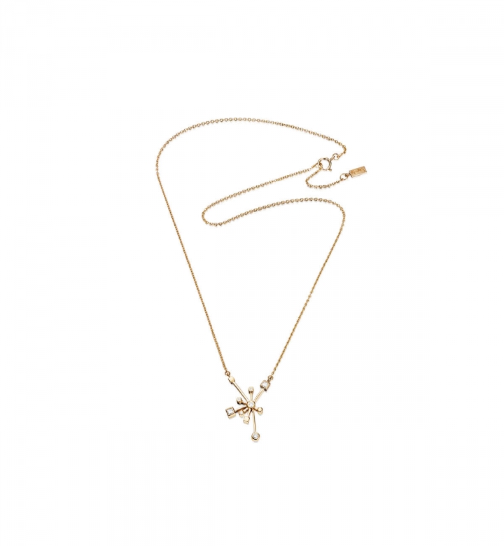 Kaboom & Stars Necklace – Guld, 42/45 cm