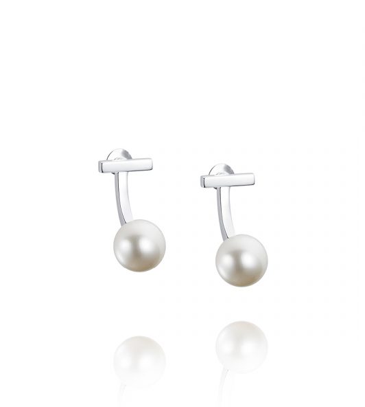 60’s Pearl Earrings – Silver