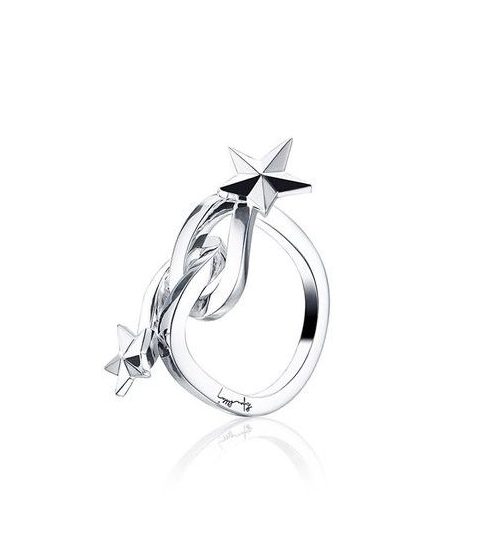 Catch A Falling Star Ring – Silver
