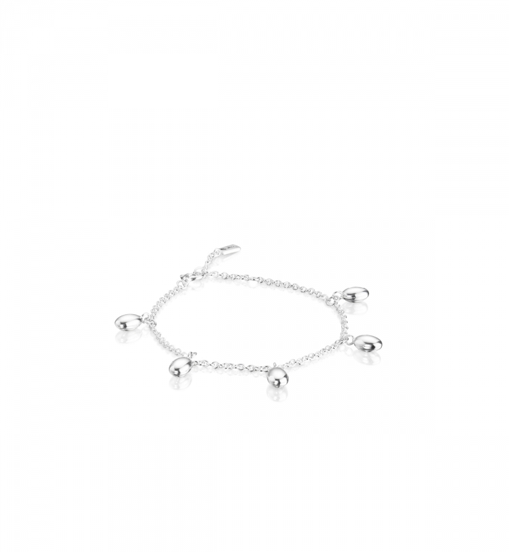 Love Beads Plain Bracelet – Silver