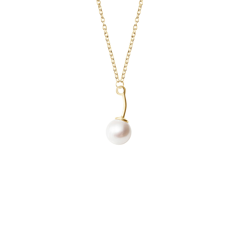 Le Pearl Single Necklace Gold