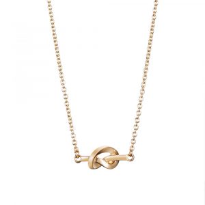 Love Knot Necklace Gold