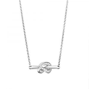 Love Knot & Stars Necklace Gold