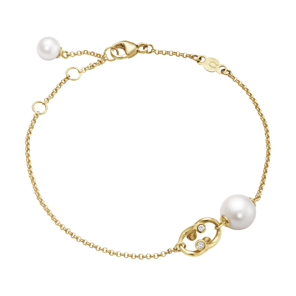 Magic Armband – 18 Karat Guld med Pärlor och Diamanter