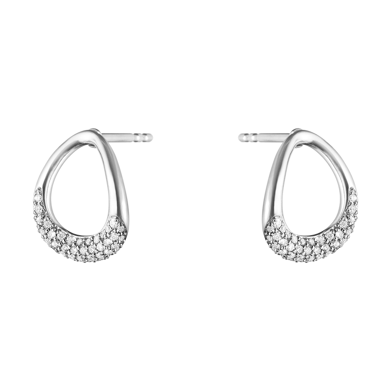 OFFSPRING örhängen – sterlingsilver med diamanter 0,19 ct