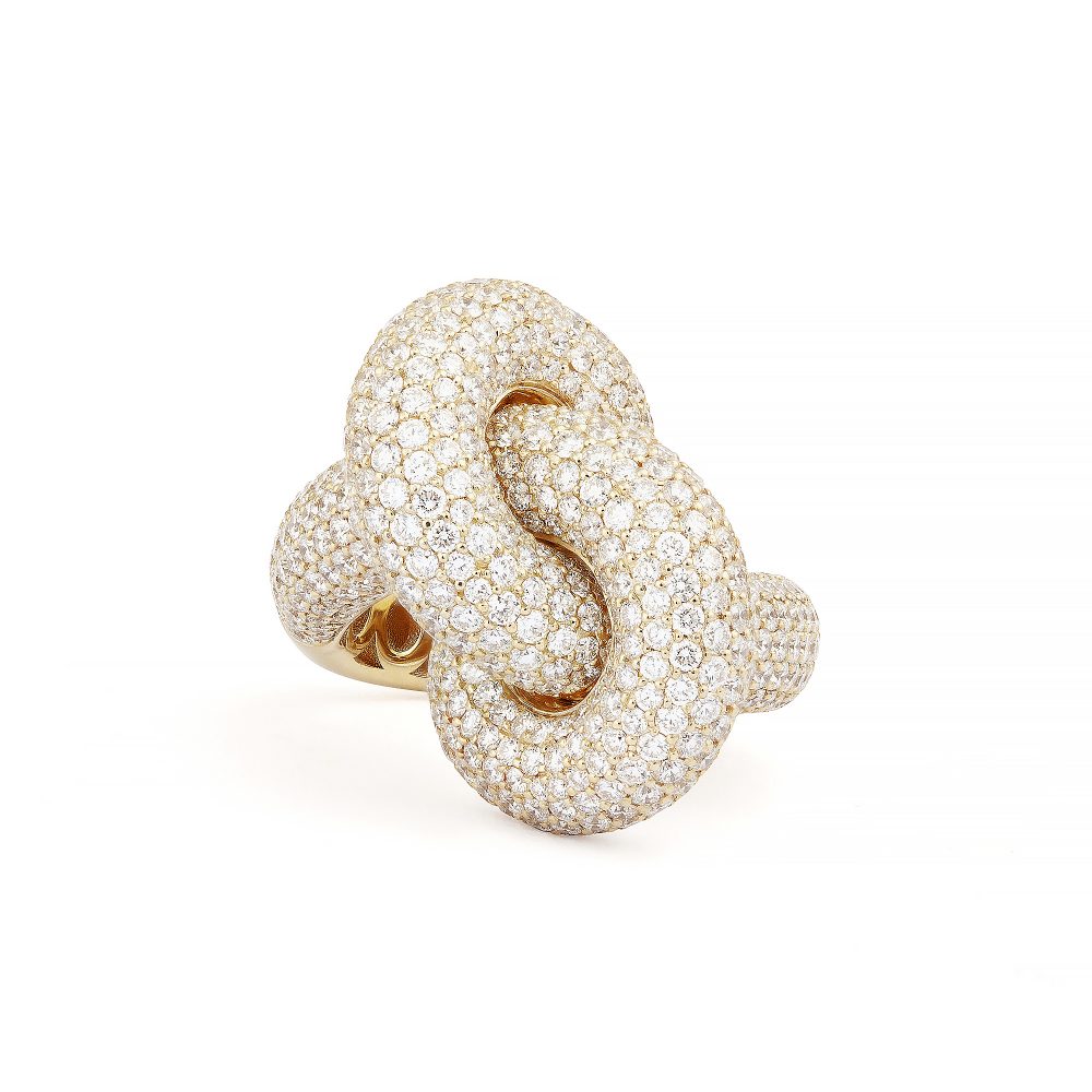 Absolutely Fat Knot Guld Pavé