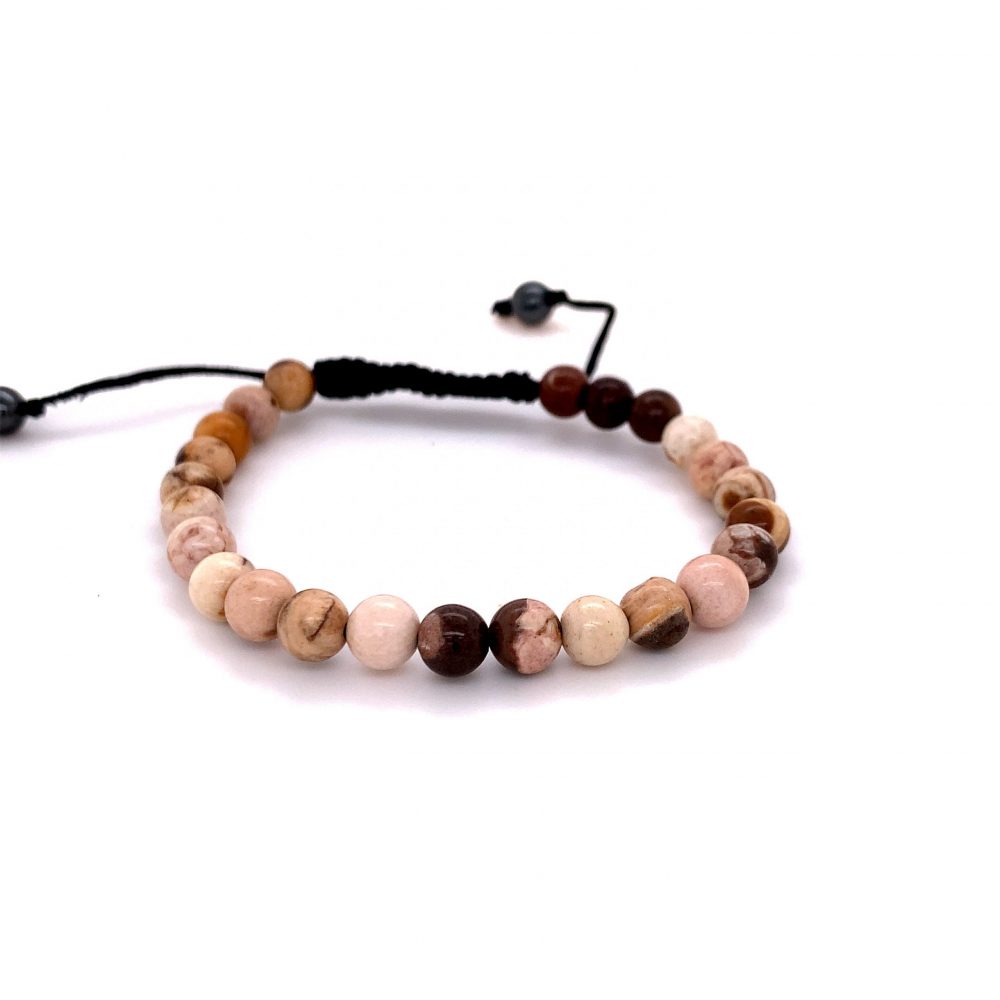 Karma Bracelet Zebra Jasper