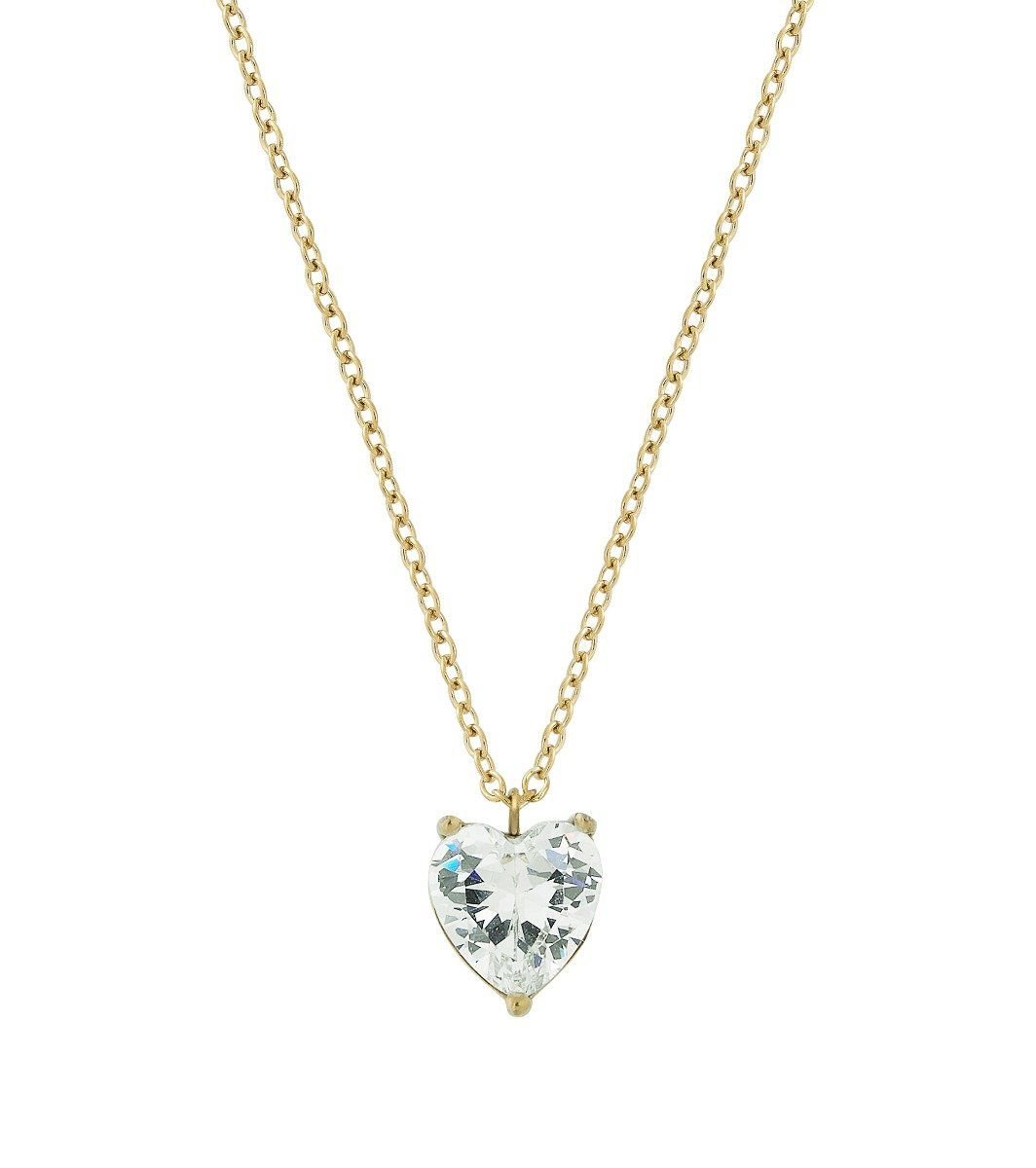 Timeless Heart Necklace Gold