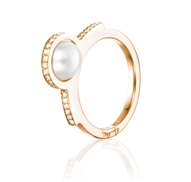 Day Pearl & Stars Ring