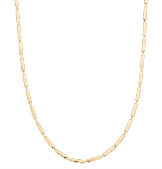 Bar necklace multi gold