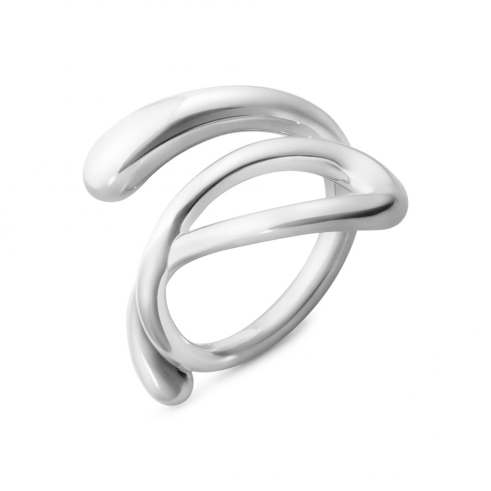 Mercy Swirl Ring Silver