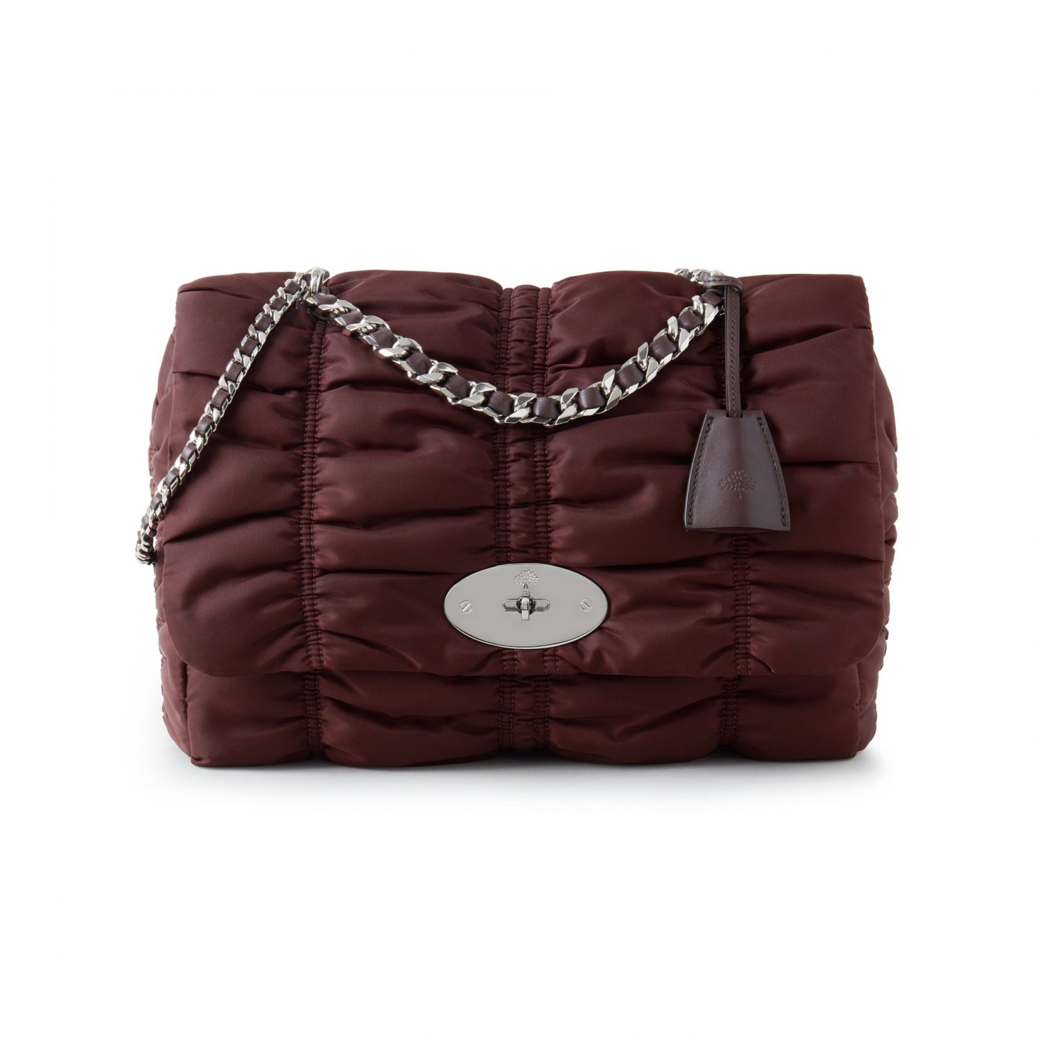 Oversized Lily Nylon Oxblood