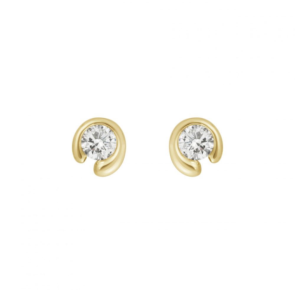 Mercy Solitaire Earrings 0,20ct