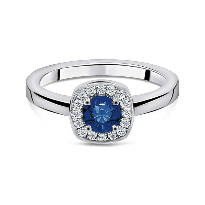 Emelie Classic Ring Blue Sapphire