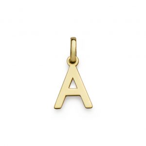 Bokstav A 18k guld