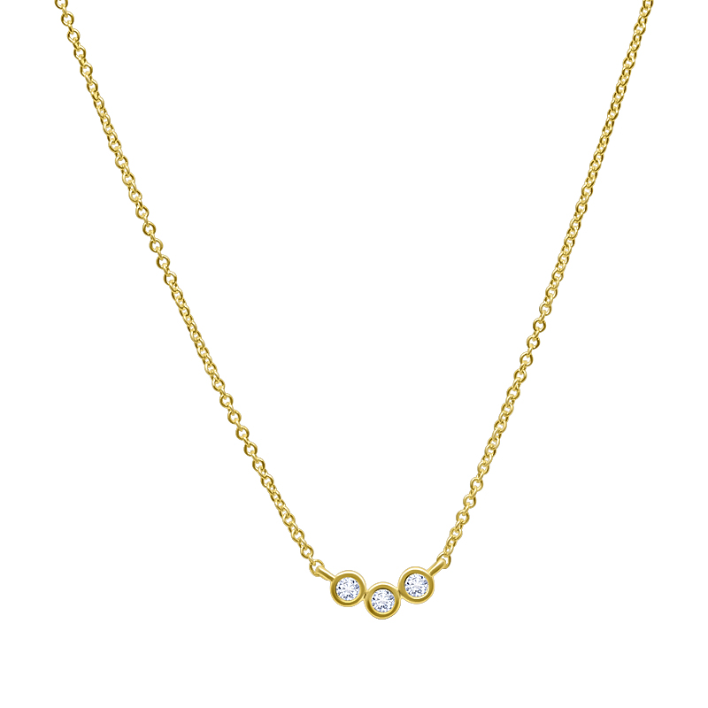 Amalfi Tripple Necklace Gold