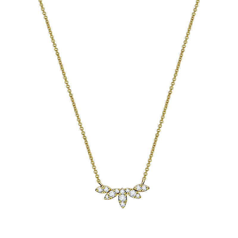 Lily Necklace Gold