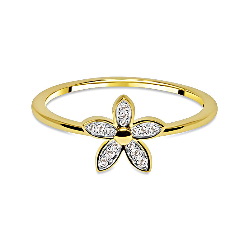 Flower Diamond Ring