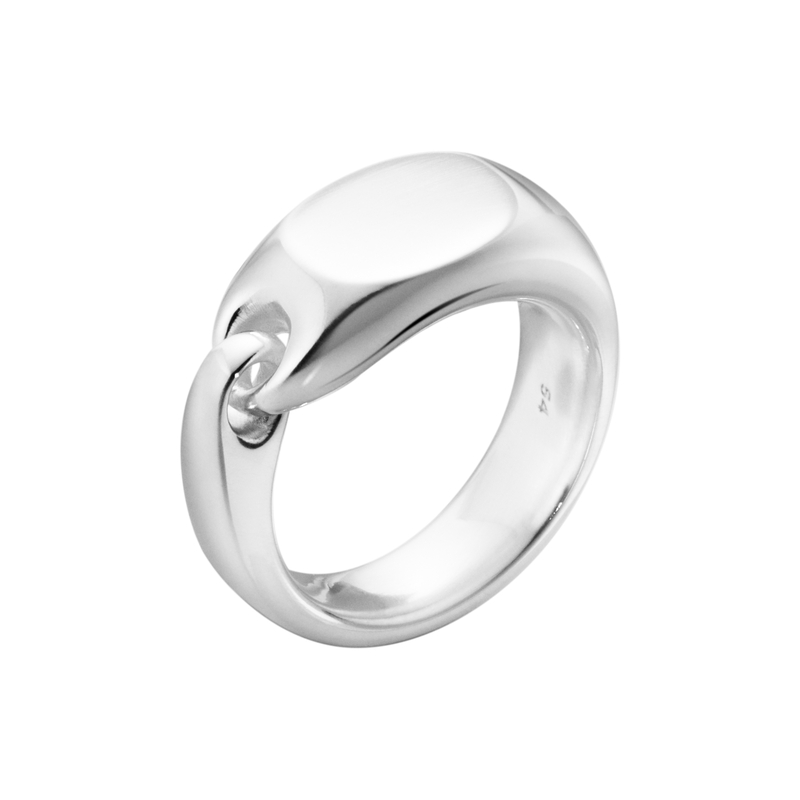 Reflect Signet Ring Silver
