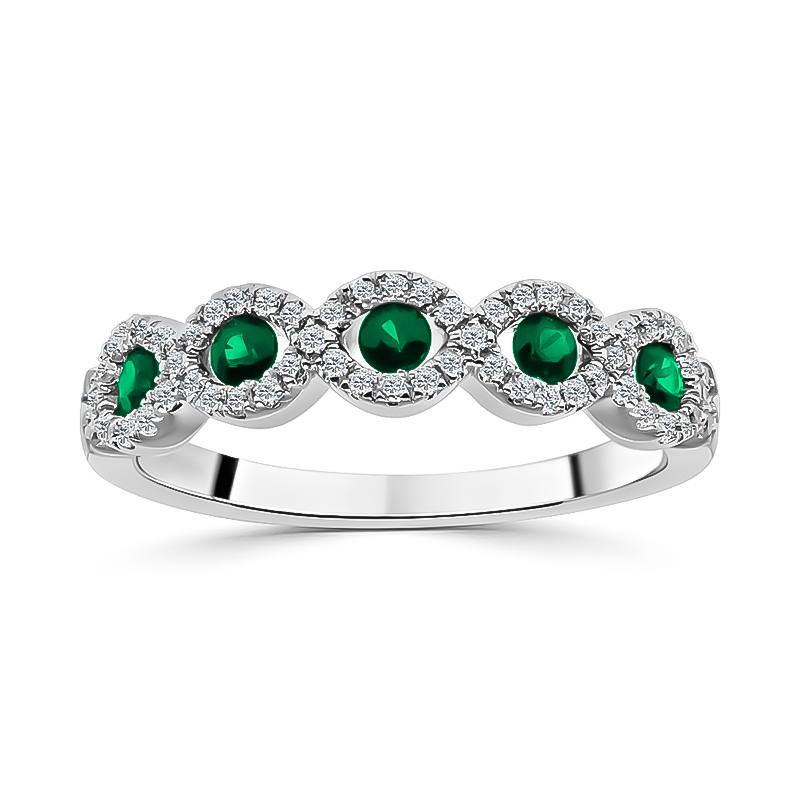 Selena Emerald Ring