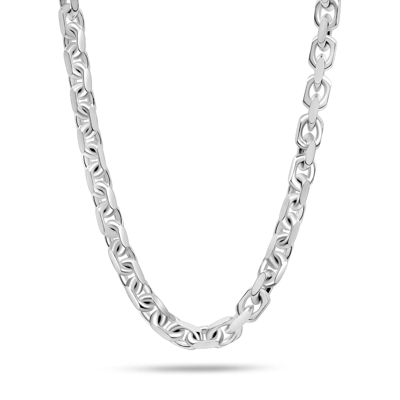 Ankarkejda Flackslipad Silver