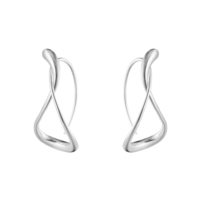 Mercy Large Earhoop Silver