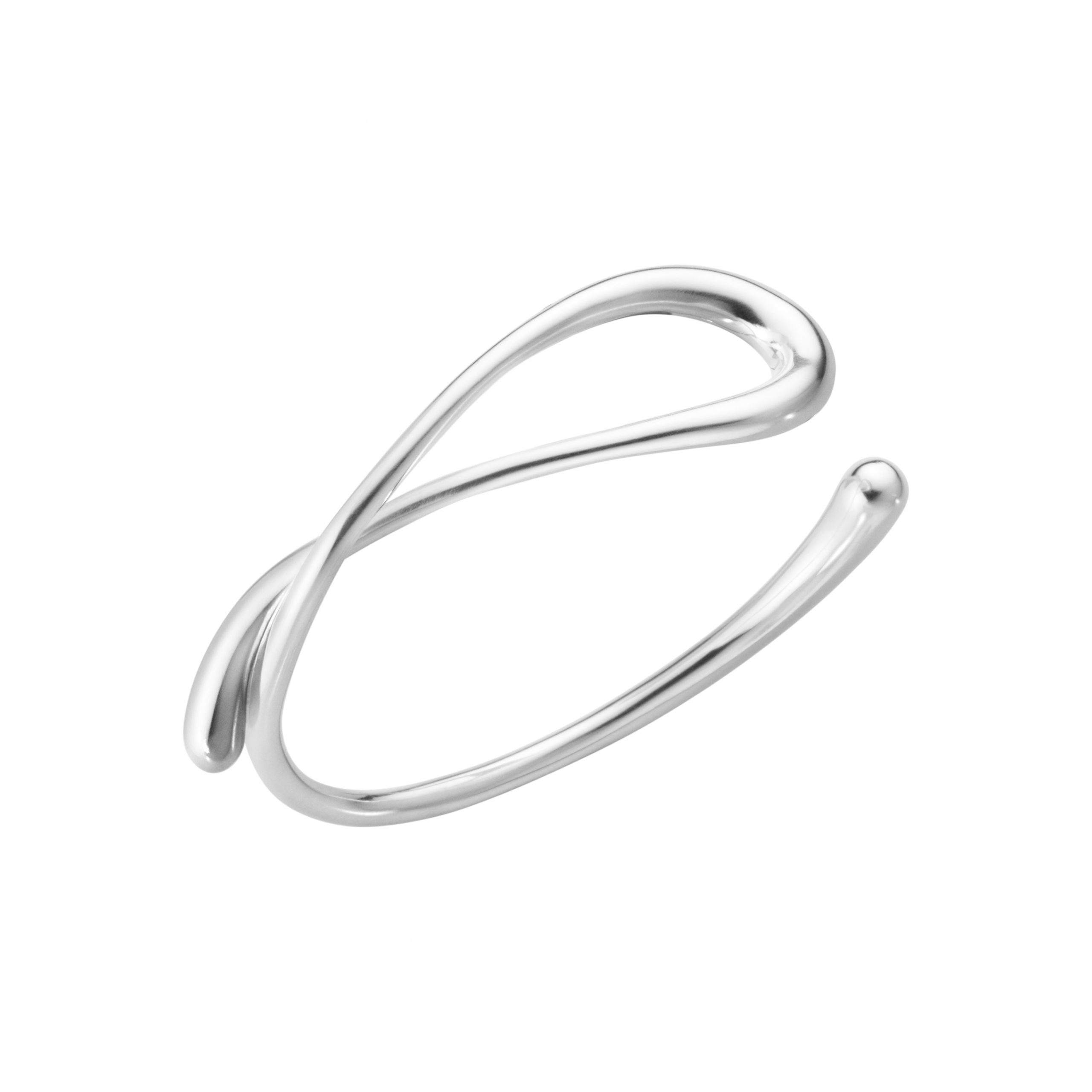 Mercy Twist Bangle Silver