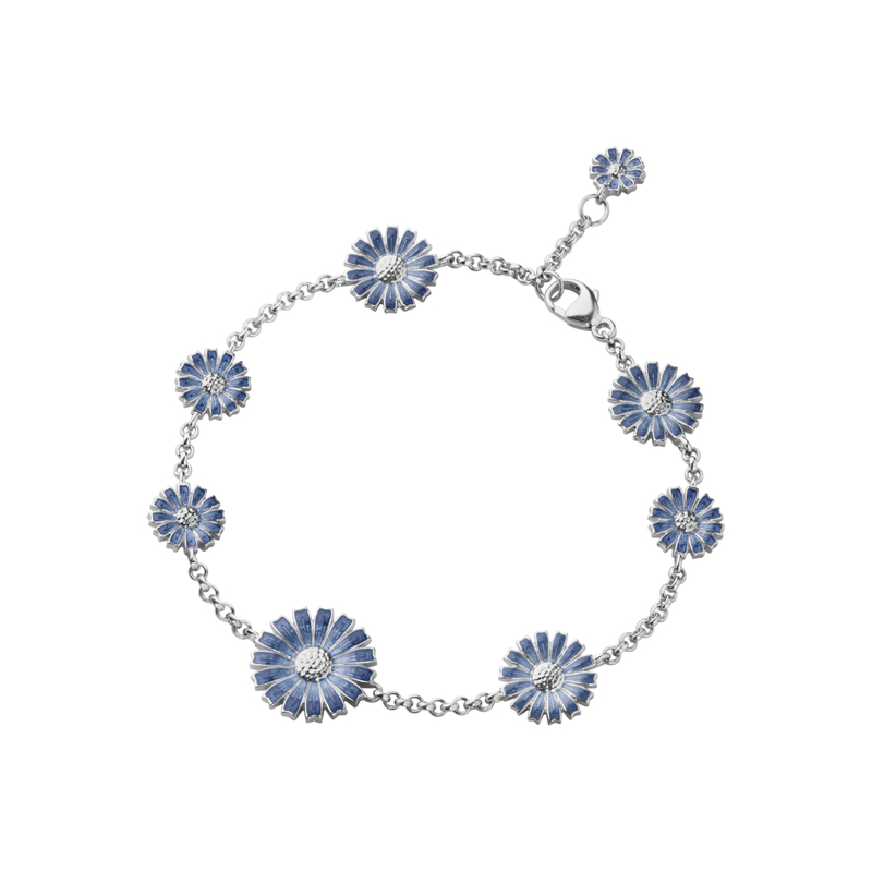 Daisy Armband Blå Emalj