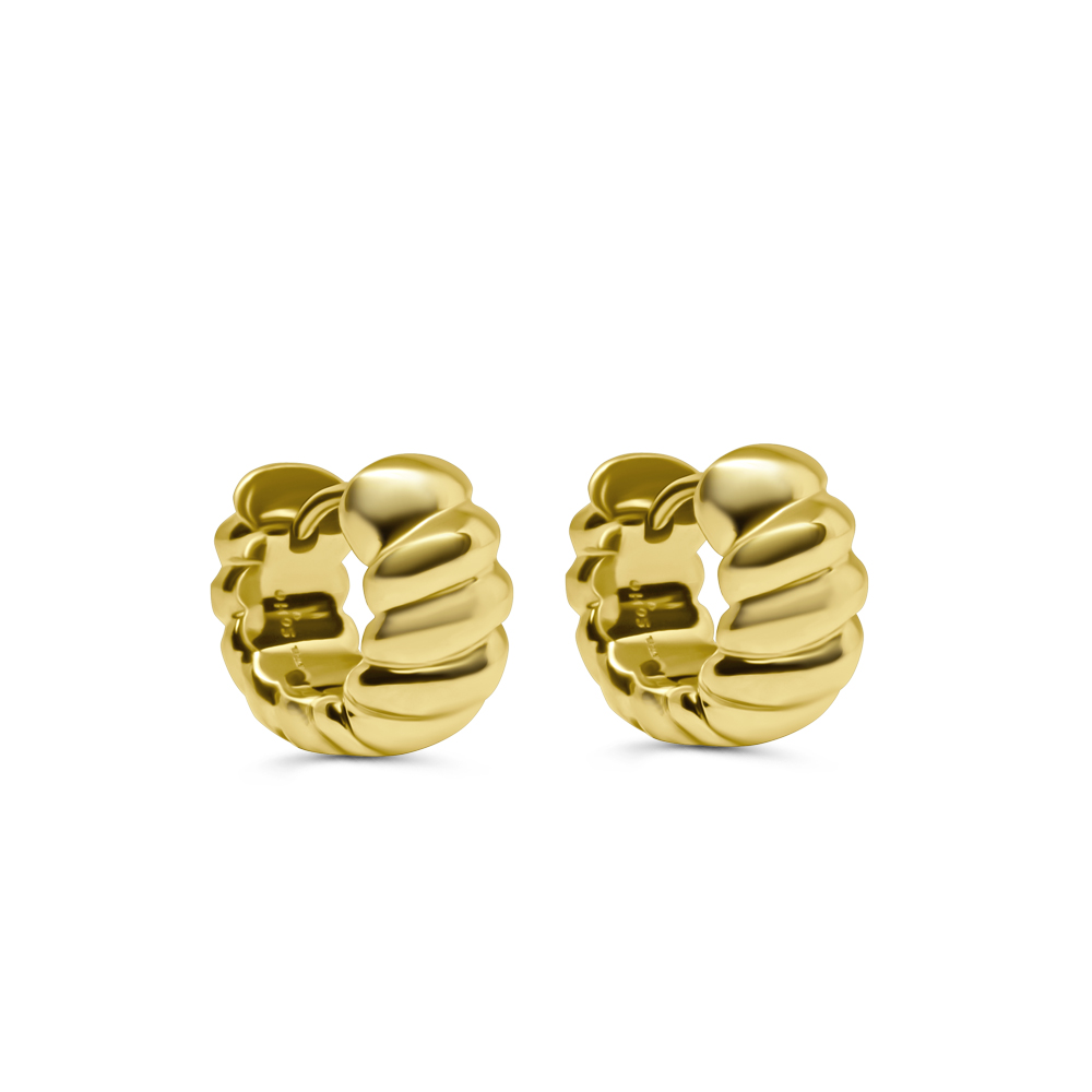 Spiral Chunky Hoops