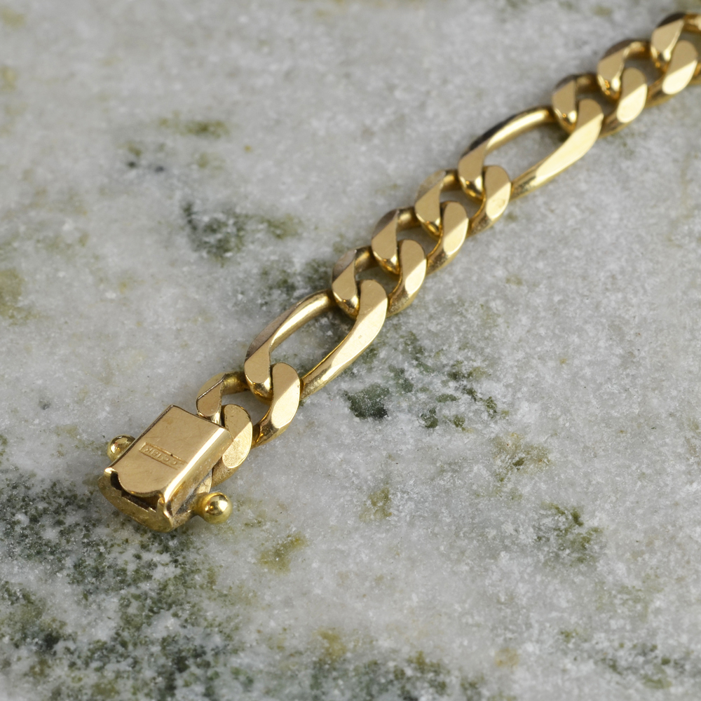 Armband 18k guld Figaro