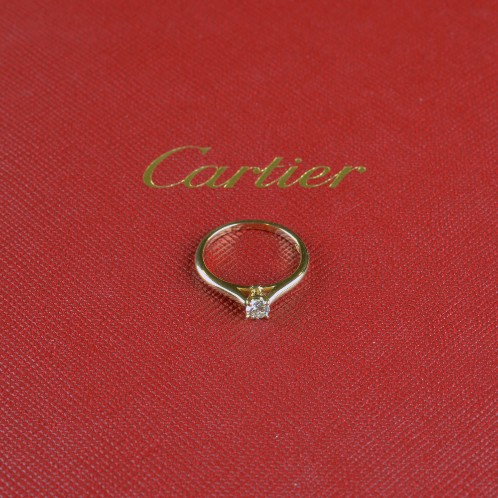 Cartier Solitaire Ring 0,18ct