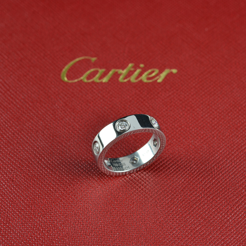 Cartier Love Ring 6 Diamonds