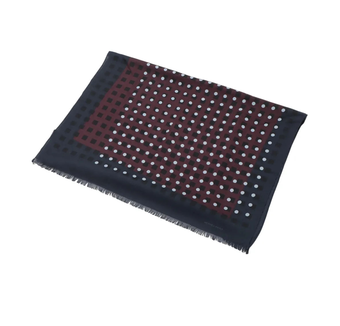 Hermés Scarf Cashmere Bordeaux