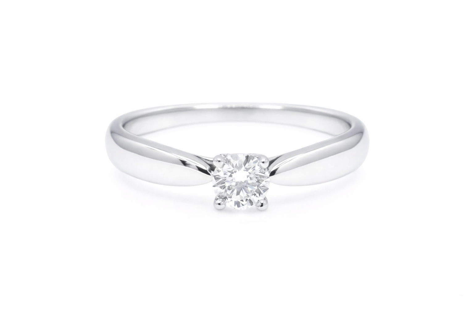 Tiffany & Co Solitaire Harmony Ring 0,21ct