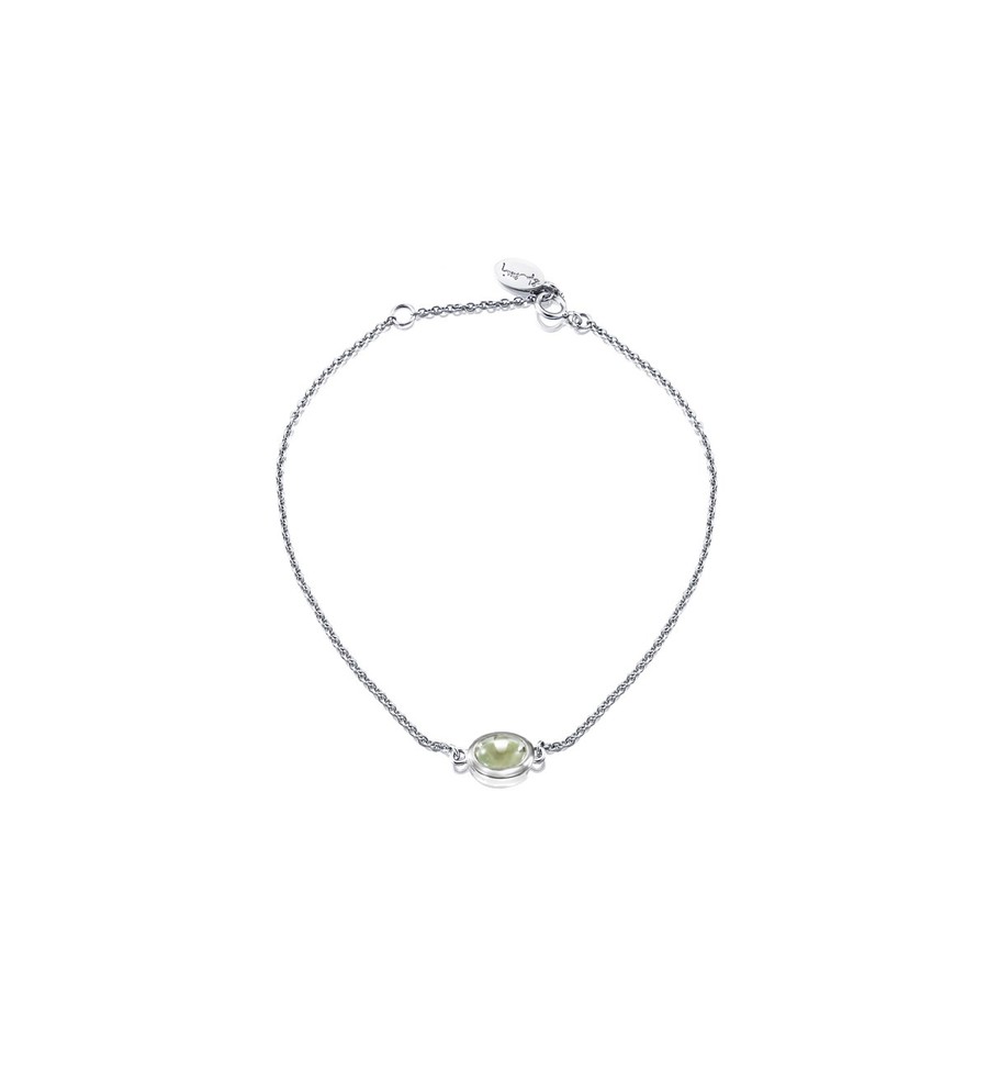 Love Bead Bracelet Green Quartz